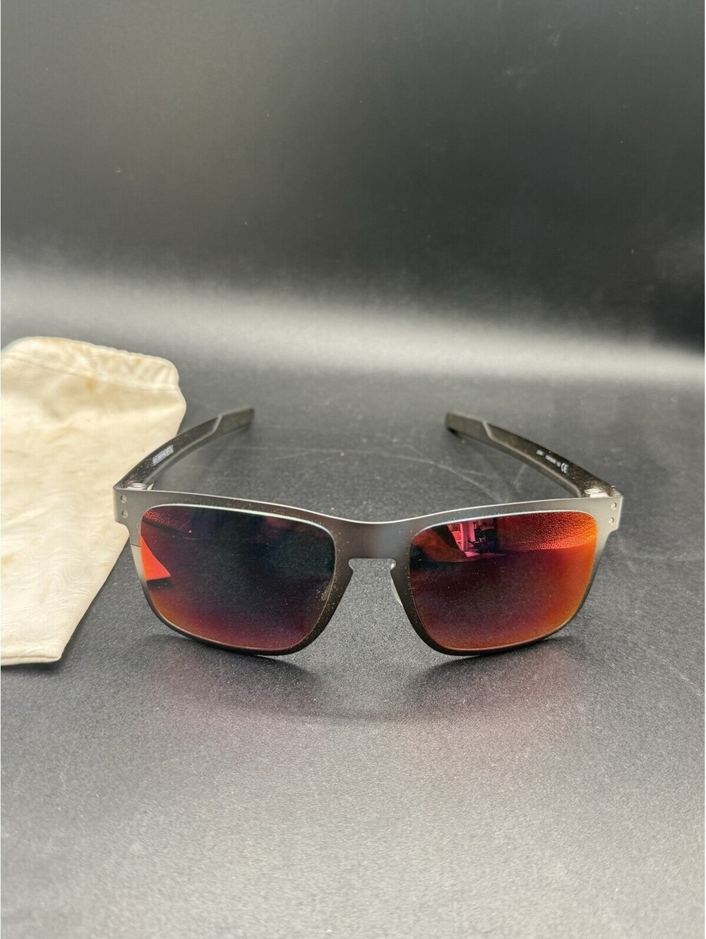 Oakley Holbrook Metal Matte Gunmetal/Torch Irid Polarized OO4123-0555